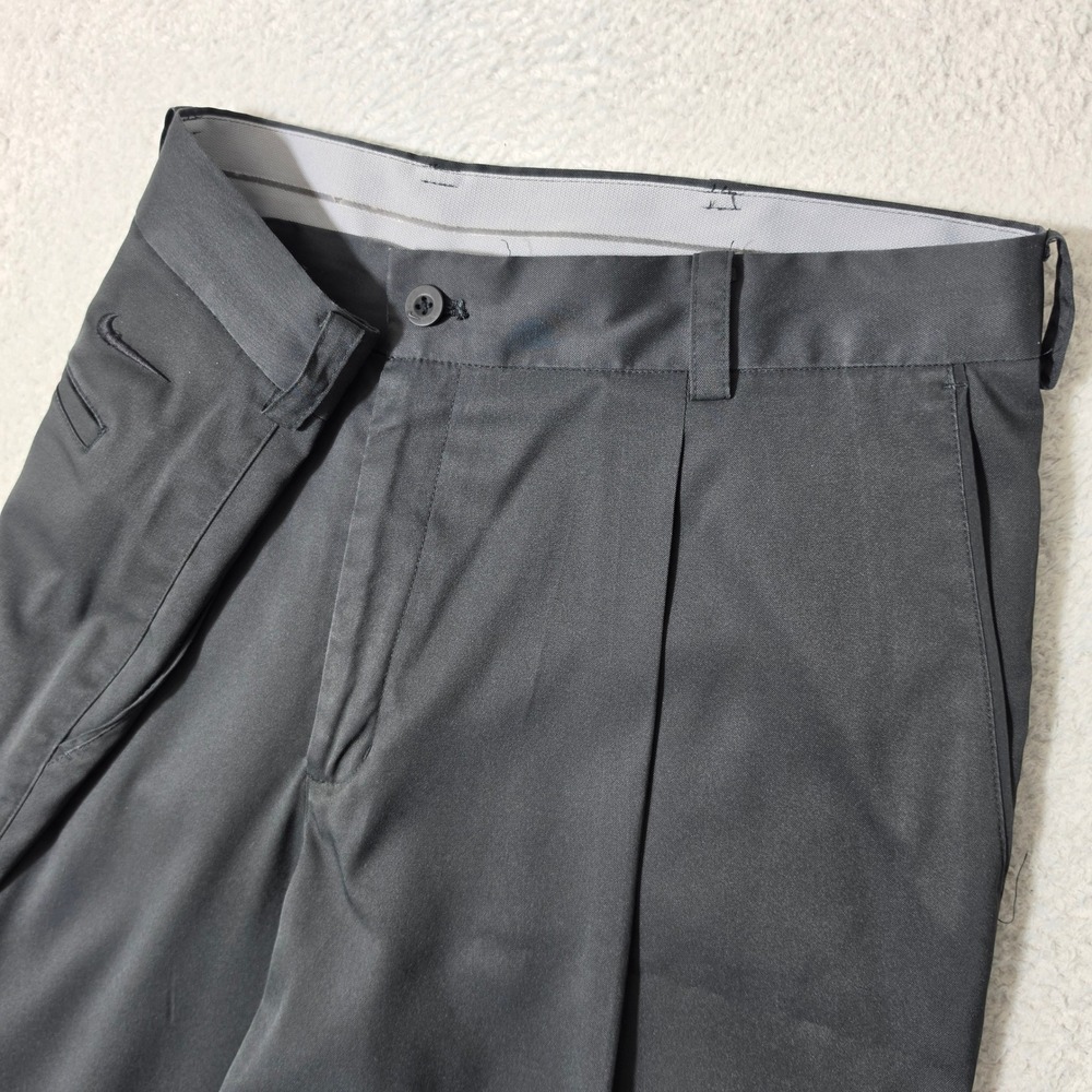 Nike Pants Mens 33/30 Black Golf Tour Performance Dri-FIT Pleated Cuffed Stretch